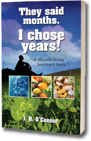 they said months, i chose years, a mesothelioma survivors story book cover